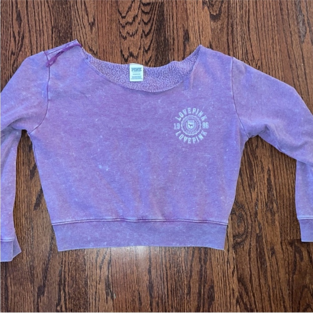PINK Victoria Secret  Cropped Sweatshirt